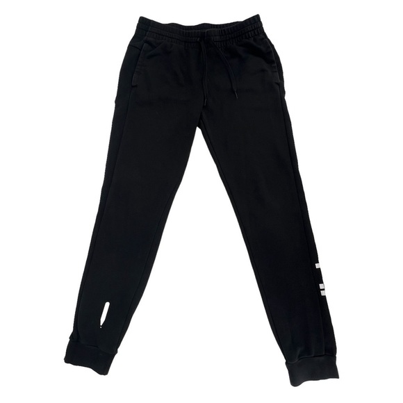adidas Black Logo Sweatpants Size Medium Women’s - Picture 1 of 6